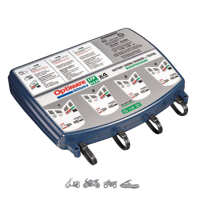 Cargador/Mantenedor de baterías Optimate Lithium 4S 4 X 0