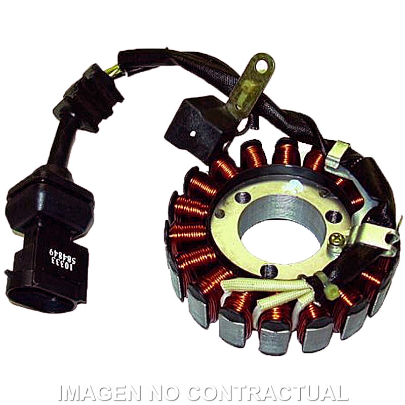 Stator Kokusan Trifase 18 Polos 12V 350W (Mot.Piaggio) Motor Piaggio Quasar 250 4T
