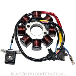 Stator SGR Monofase 8 Polos con pick-up 1 cable Kymco