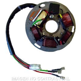Stator SGR 6 Polos con base Piaggio SIN PICK-UP