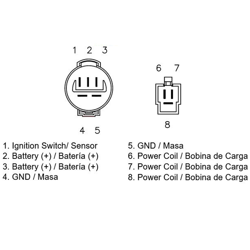 Regulador Honda Africa Twin 750 12V - Trifase - C.C - 8 cables - con sensor - Imagen 2