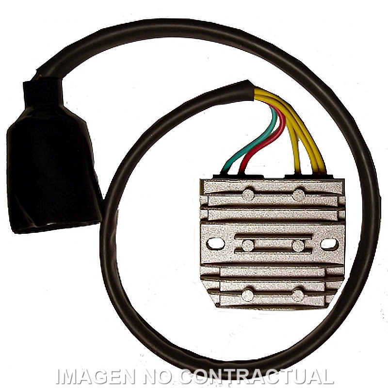 Regulador trifase mosfet 12V -C.C.- 5 cables - 2 conectores Honda Varadero 1000