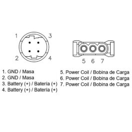 REGULADOR BMW F 700 GS (15/18) MOSFET 12V/35A  -TRIFASE – CON CABLE