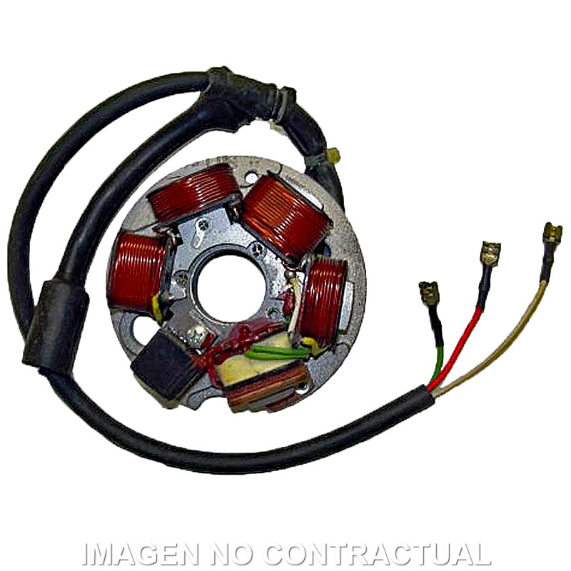 Stator SGR 6 Polos Piaggio Ape FL3 con base