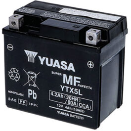 BATERIA YUASA YTX5L-WC PRECARGADA