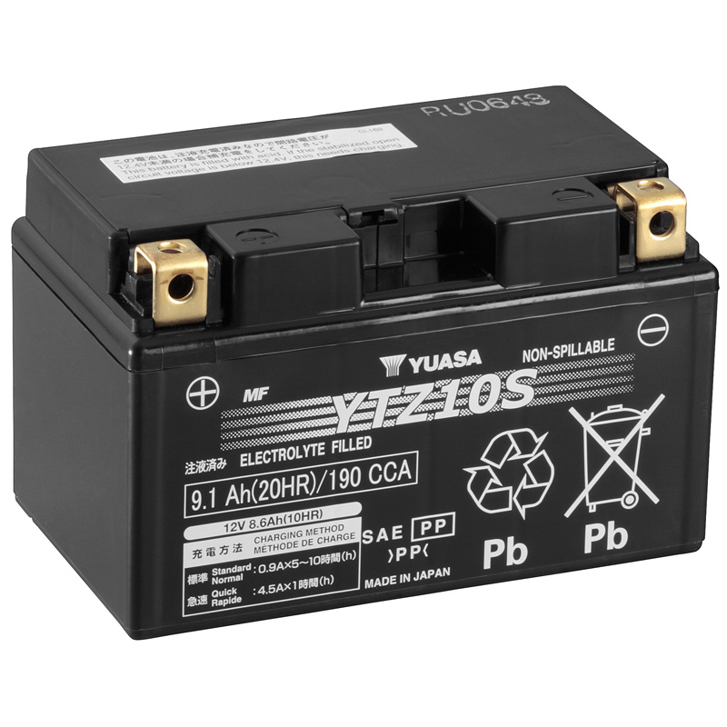 BATERÍA YUASA YTZ10-S PRECARGADA