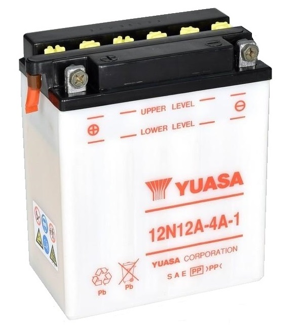 Batería Yuasa 12N12A-4A-1 Combipack Convencional