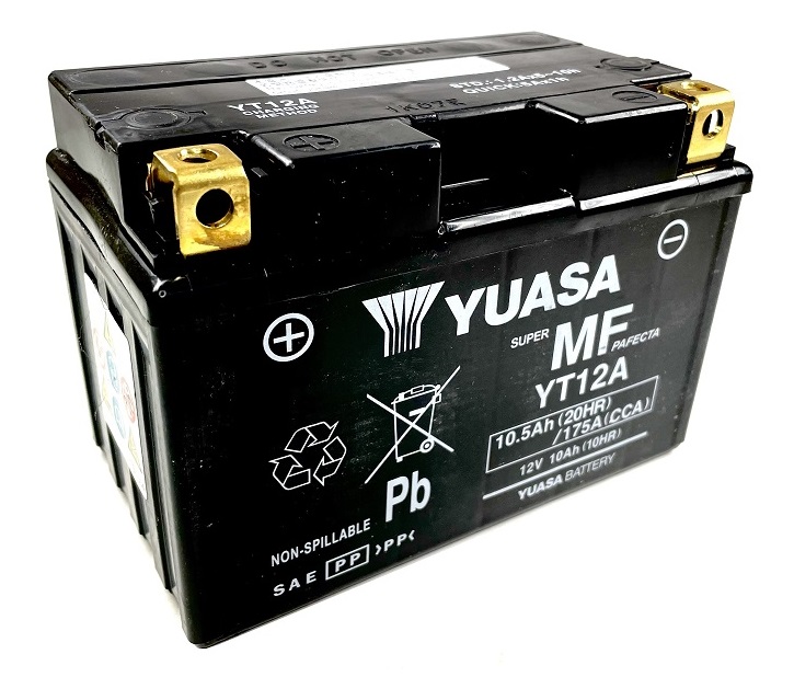 Batería Yuasa YT12A-WC Precargada