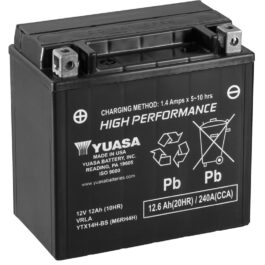 BATERÍA YUASA YTX14H-BS ALTO RENDIMIENTO