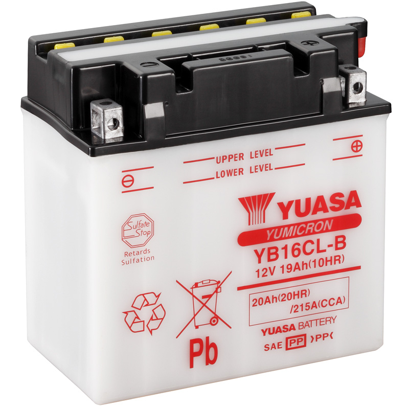 Batería Yuasa YB16CL-B Combipack Convencional