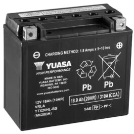 BATERÍA YUASA YTX20HL-BS ALTO RENDIMIENTO