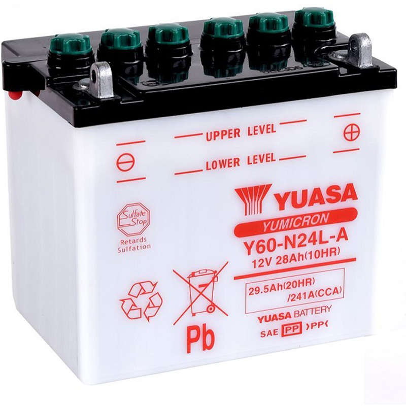 Batería Yuasa Y60N24L-A Combipack Convencional