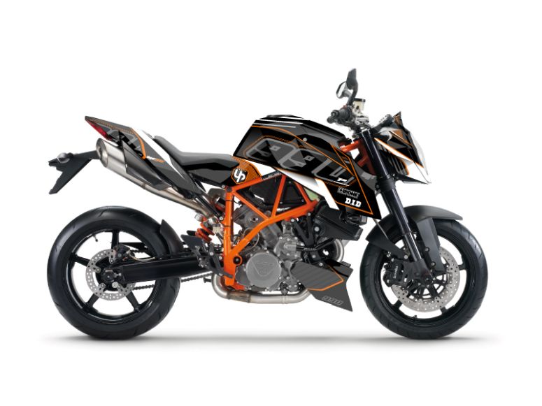Kit Deco UP Maximize Negro-Naranja KTM Super Duke 990 - Imagen 2