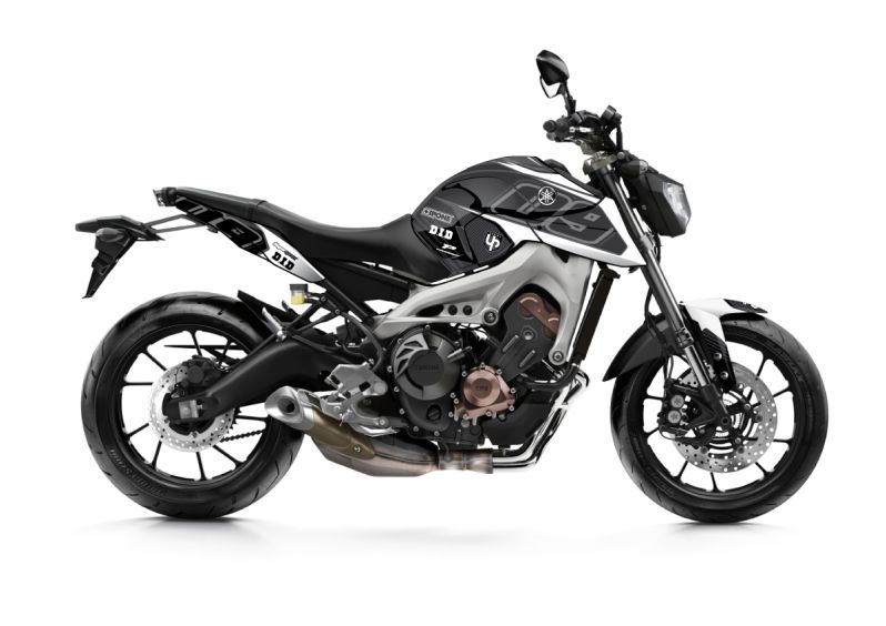Kit Deco UP Maximize Negro-Blanco Yamaha MT09 - Imagen 2