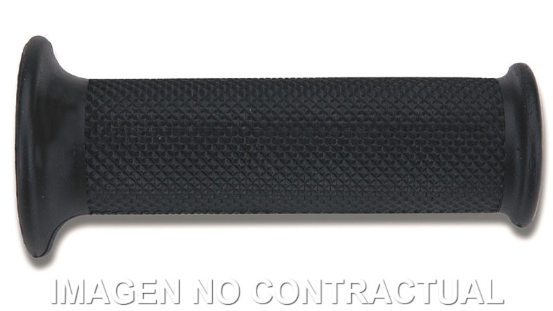 Puños Domino Dakar Negros Cerrados D 22 mm L 128 mm