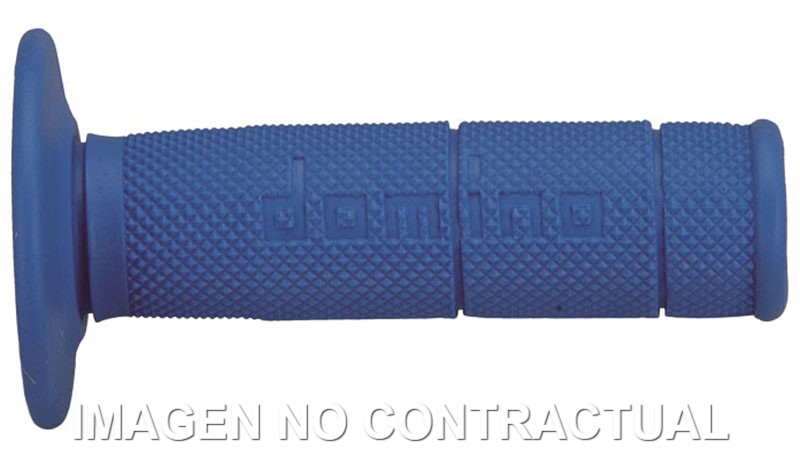 Puños Domino OFF Road Azules Cerrados D 22 mm L 118 mm