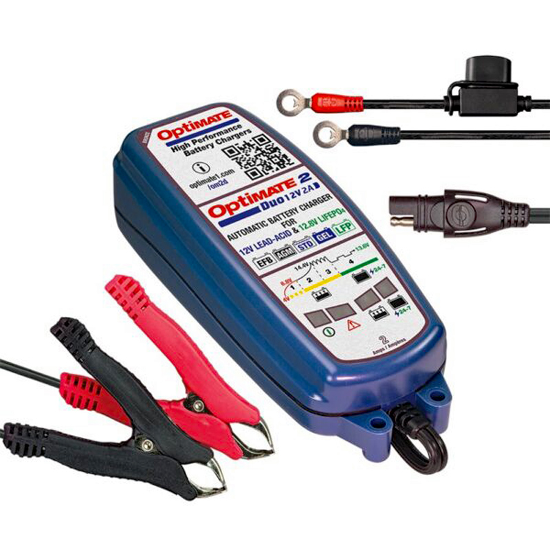 Cargador/Mantenedor de baterías Optimate 2 Duo TM-550 - Imagen 4