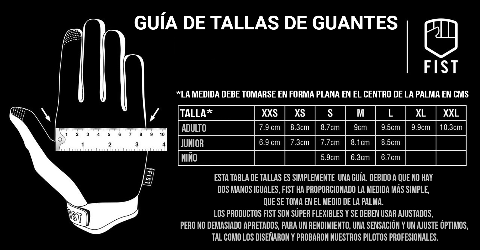 GUANTES FIST STRAPPED CAROLINE BUCHANAN SPRINKLE FADES (Adulto) TALLA L - Imagen 4