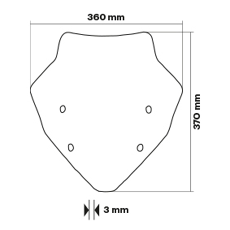 CUPULA MALOSSI SPORT SCREEN VOGE SFIDA SR1 125 - Imagen 2