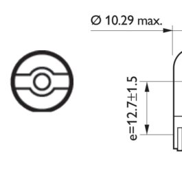 Lámpara Philips Todo Cristal T20 W3W 12V 3W