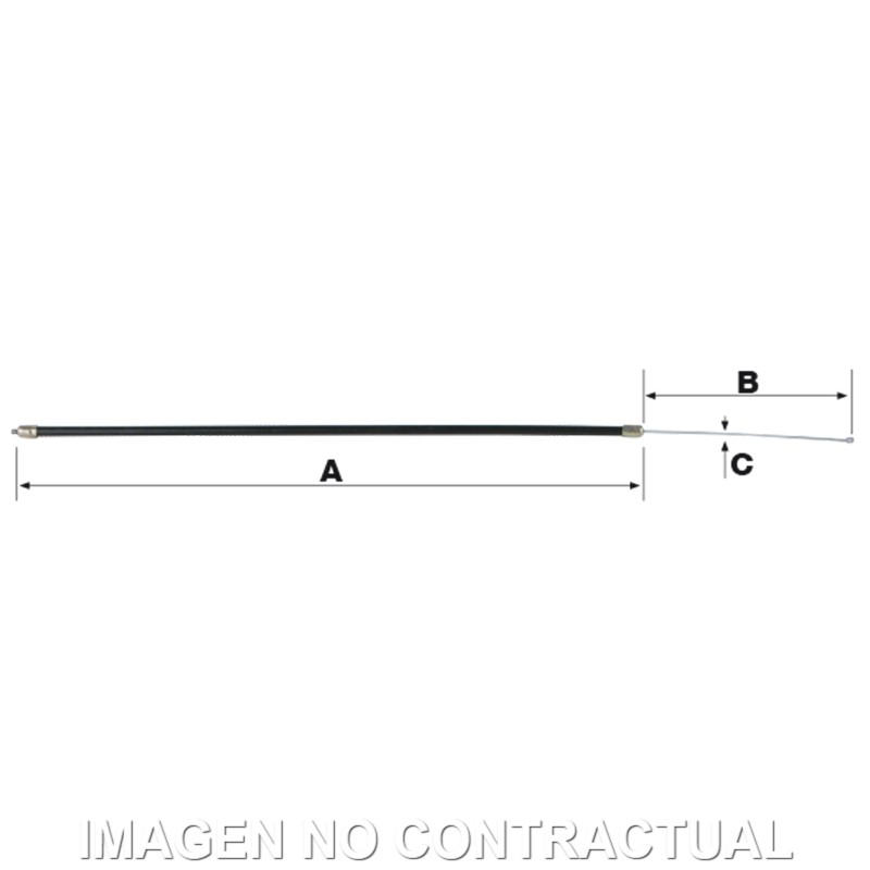 CABLE GAS MALOSSI VESPA - Imagen 2