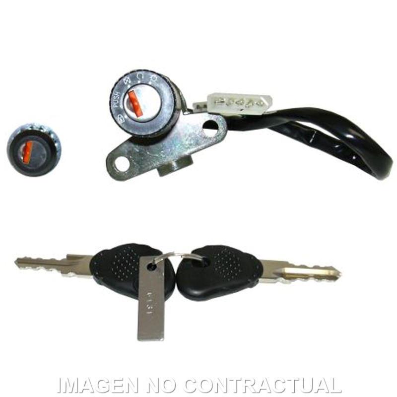 Kit llaves contacto y sillín Derbi 50 GPR