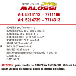 Campana Embrague Wing Clutch Minarelli