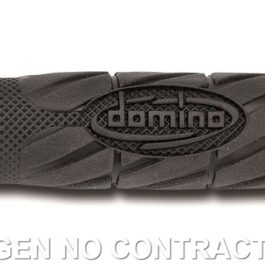 Puños Domino On Road con Logo Negros Cerrados D 22 mm L 120 mm