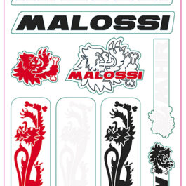 JUEGO 10 HOJAS MINI ADHESIVOS MALOSSI 8 x14 CM