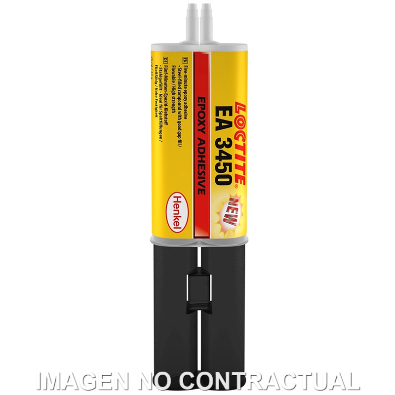 Loctite EA 3450 ML ES/PT Soldadura metálica con acero 5 minutos