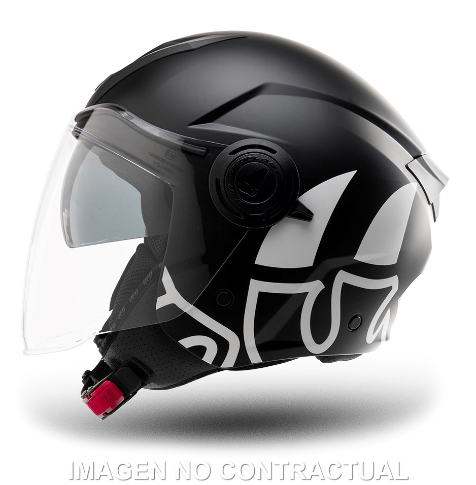 CASCO MALOSSI JET BLANCO TALLA L - Imagen 3
