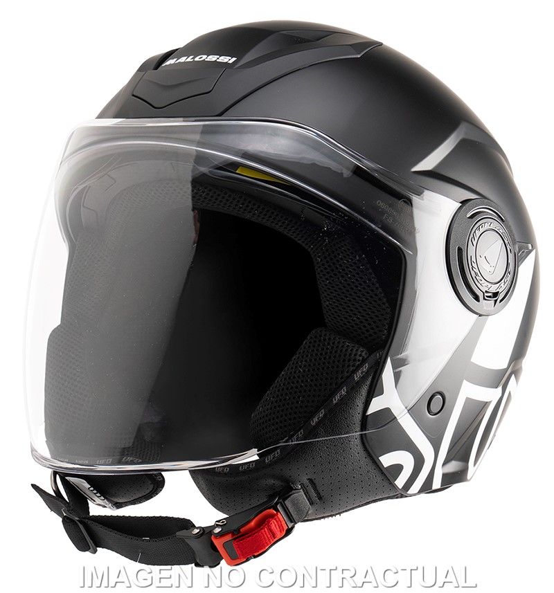 CASCO MALOSSI JET BLANCO TALLA L