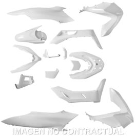 KIT PLASTICOS HERT HONDA PCX 125 15 PZAS BLANCO FRIO PERLADO