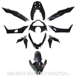 KIT PLASTICOS HERT HONDA PCX 125 NEGRO BRILLO