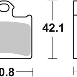 Pastilla de freno SBS P872-RQ