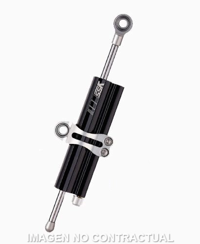 Amortiguador de dirección YSS Top Line Negro 78 mm Clamp A
