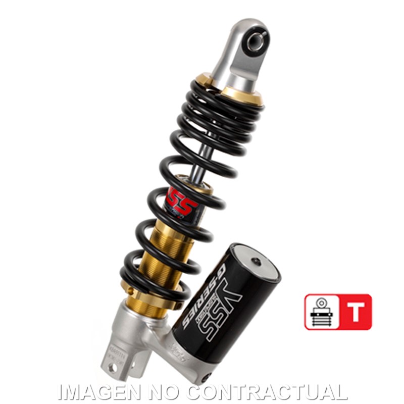 Amortiguador Trasero YSS Gas Eco Line c/Botella inferior Peugeot Speedfight 50