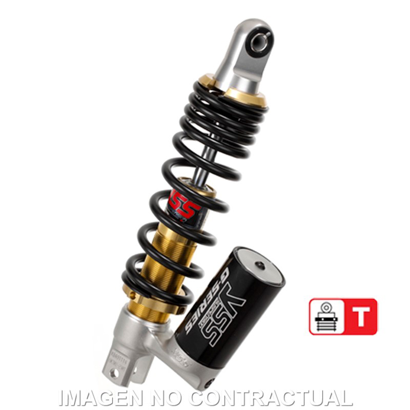 Amortiguador Trasero YSS Gas Eco Line c/Botella inferior Yamaha Aerox 50