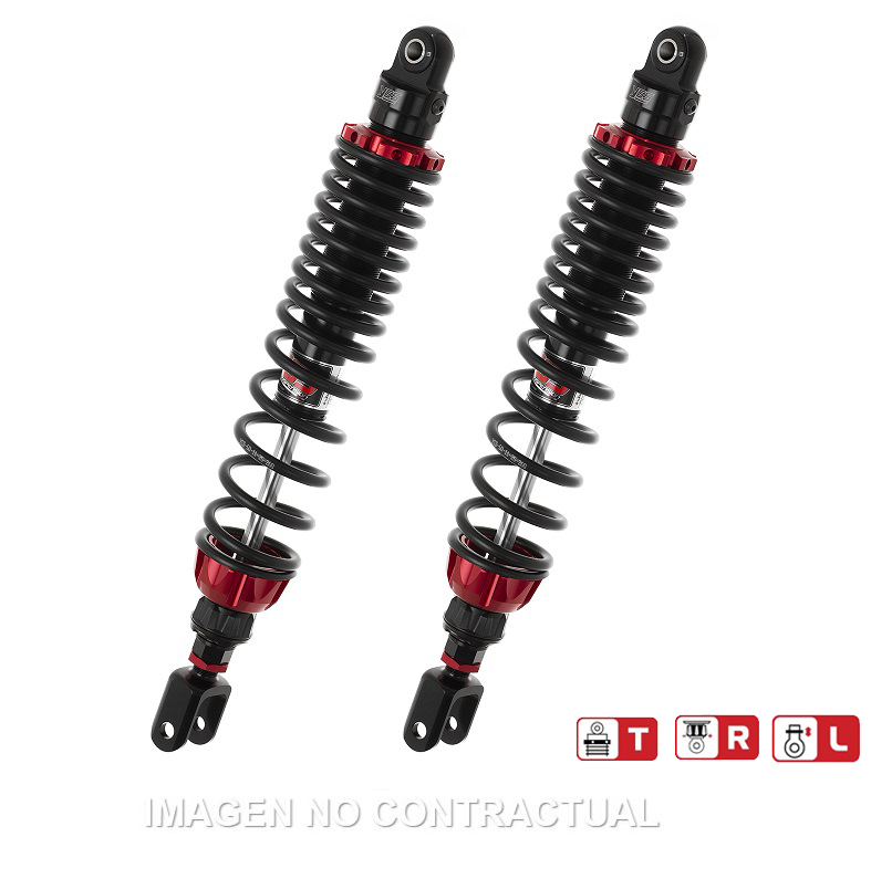 Juego Amortiguadores Traseros YSS Gas Top Line Honda Forza 300