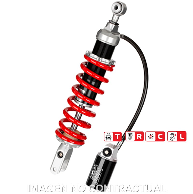 Amortiguador Trasero YSS Gas Top Line c/Botella con latiguillo Honda CRF250