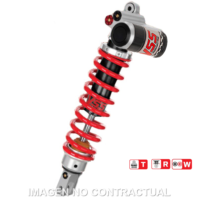 Amortiguador Trasero YSS Gas Top Line c/Botella superior CRF R 450 Honda