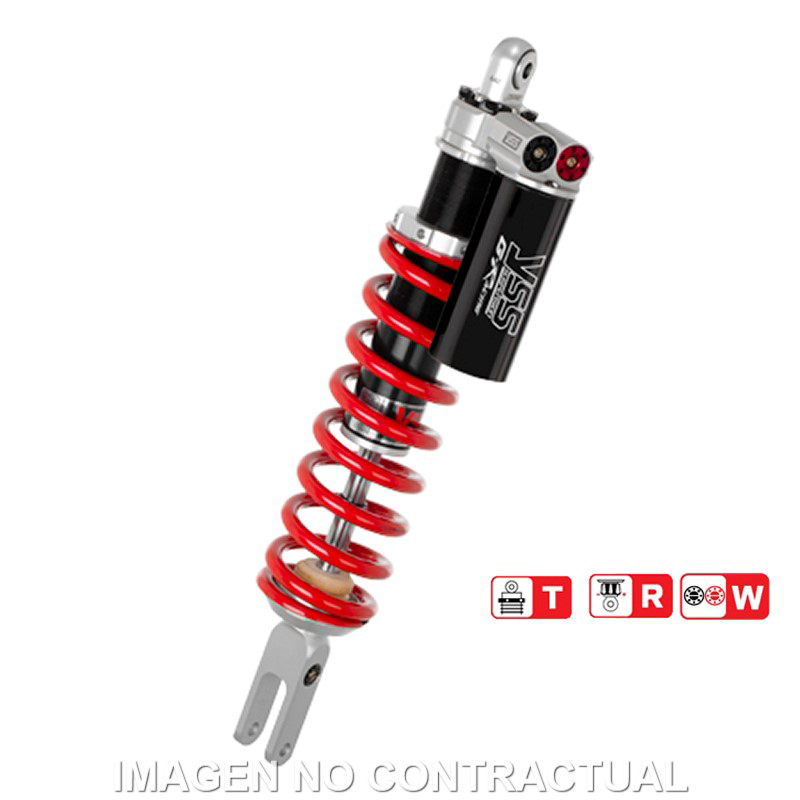 Amortiguador Trasero YSS Gas Top Line c/Botella superior Kawasaki KX-F 250