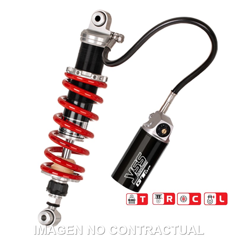 Amortiguador Trasero YSS Gas Top Line c/Botella con latiguillo Kawasaki Z 1000
