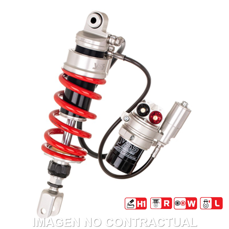 Amortiguador Trasero YSS Gas Top Line c/Botella con latiguillo Kawasaki ZX14R