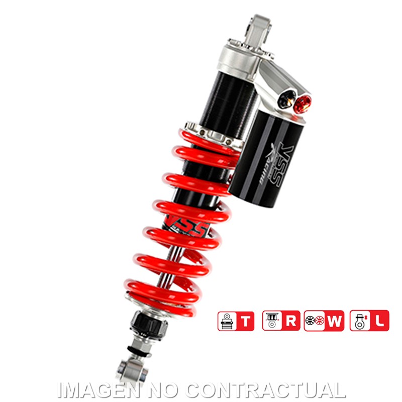 Amortiguador Trasero YSS Gas Top Line c/Botella superior KTM 990