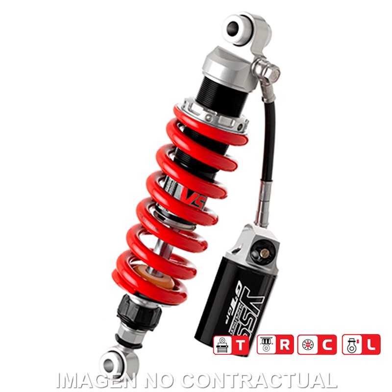 Amortiguador Trasero YSS Gas Top Line c/Botella con latiguillo Yamaha RD350