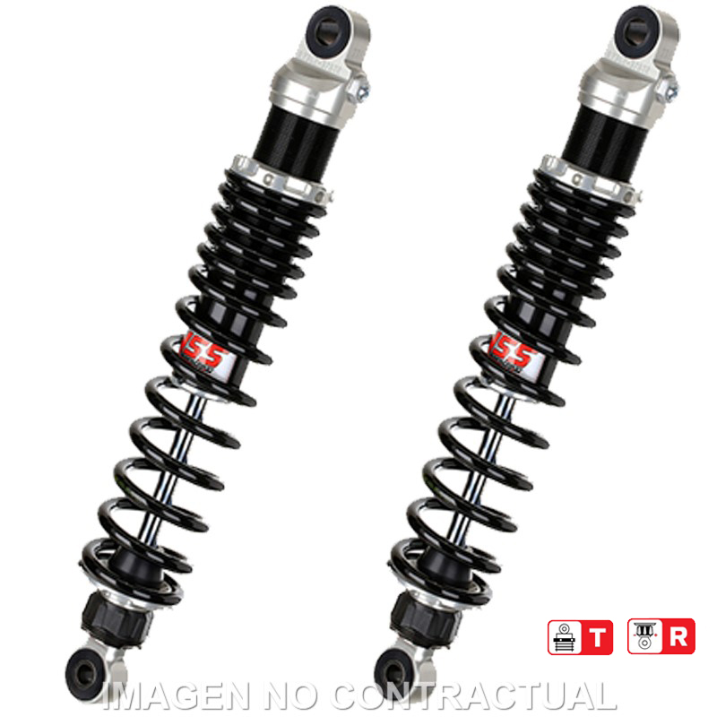 Juego Amortiguadores Traseros YSS Gas Top Line Honda Pc 800 Pacific