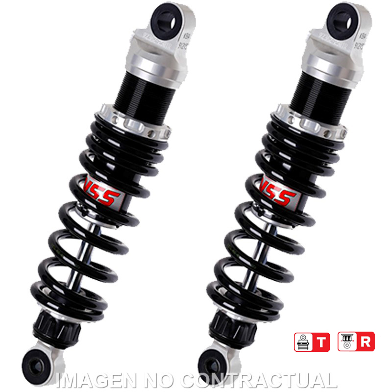 Juego Amortiguadores Traseros YSS Gas Top Line Honda VT 1100C Shadow