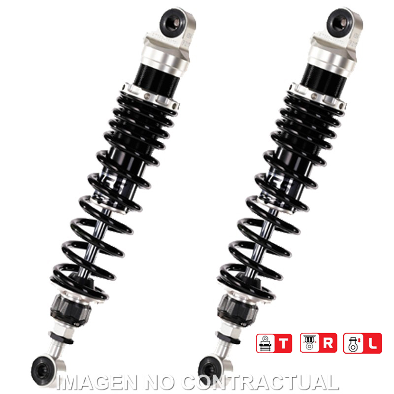 Juego Amortiguadores Traseros YSS Gas Top Line Kawasaki 550 Zephyr