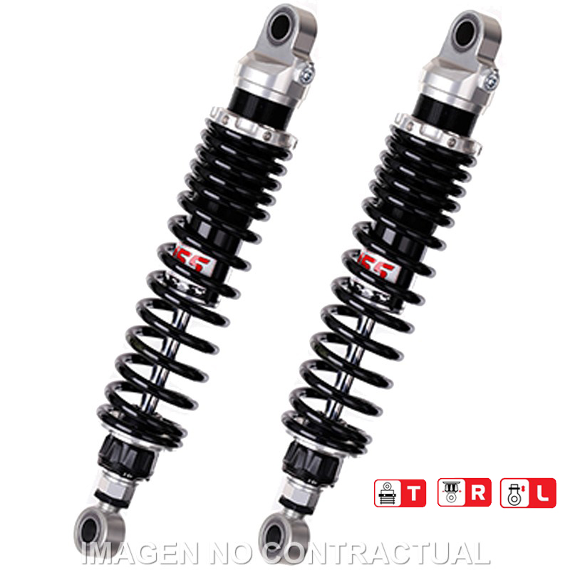 Juego Amortiguadores Traseros YSS Gas Top Line Triumph Bonneville